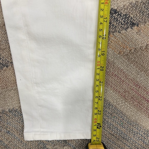 Citizens Of Humanity Rocket Crop Petite High Rise Skinny Jeans White - Size 26 - Picture 5 of 5